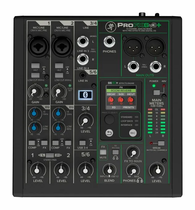 Mackie ProFX6v3+, vista 4