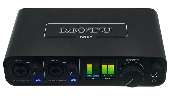 MOTU M2, vista 2