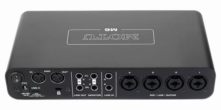 MOTU M6, vista 4