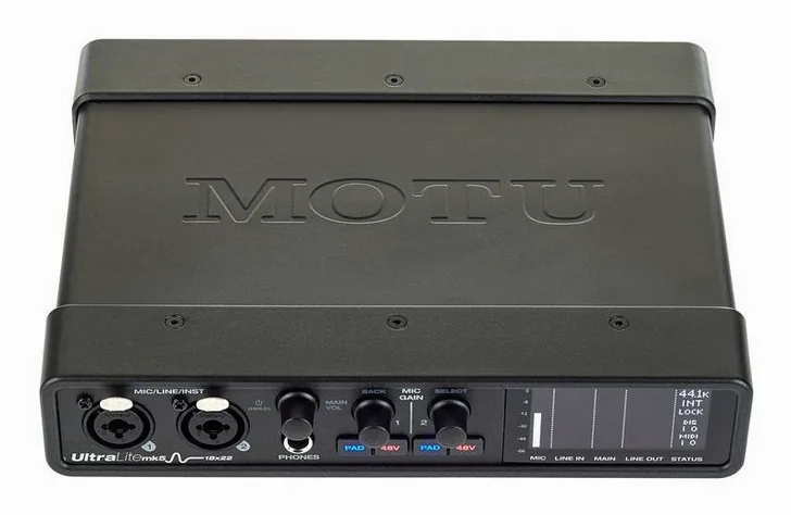 MOTU UltraLite mk5, vista 2
