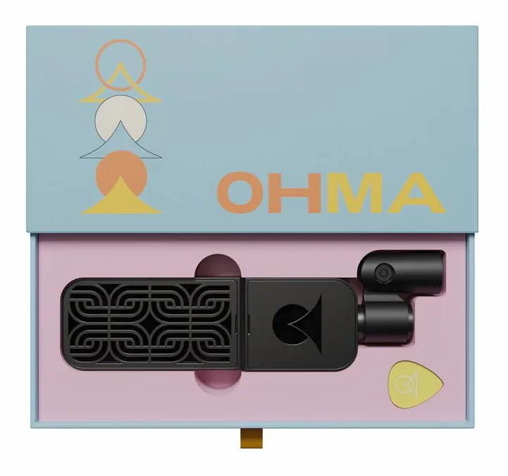 Ohma World Motif Condenser Black & Black, vista 4