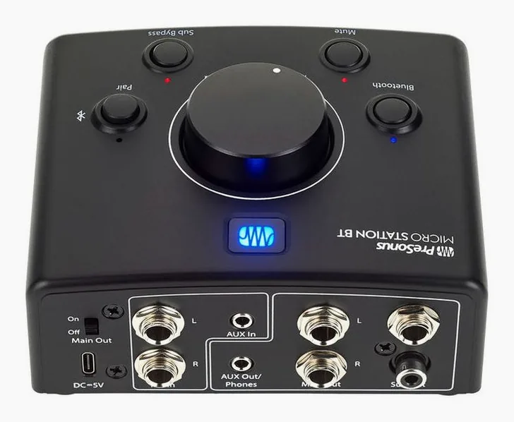 Presonus MicroStation BT, vista 4