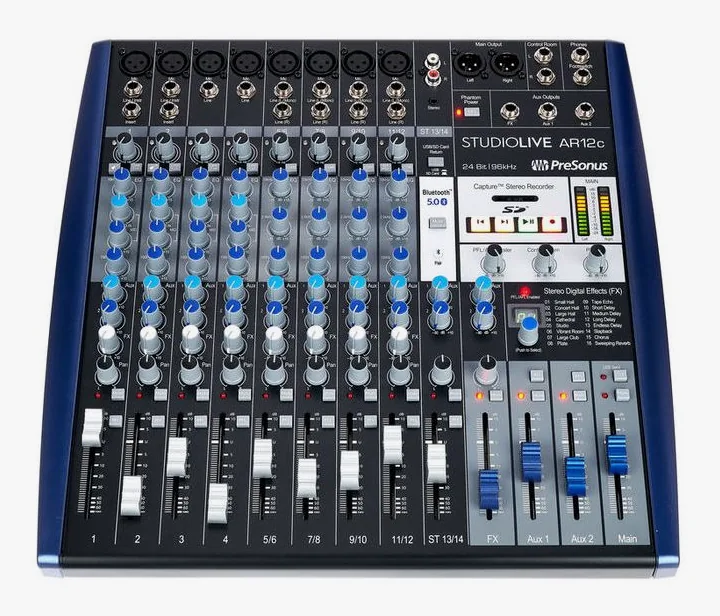 Presonus StudioLive AR12c, vista 2