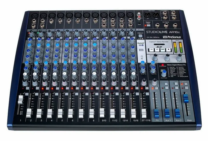 Presonus StudioLive AR16c, vista 2