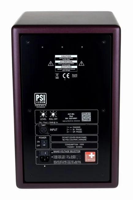 PSI Audio A21-M Studio Red, vista 4