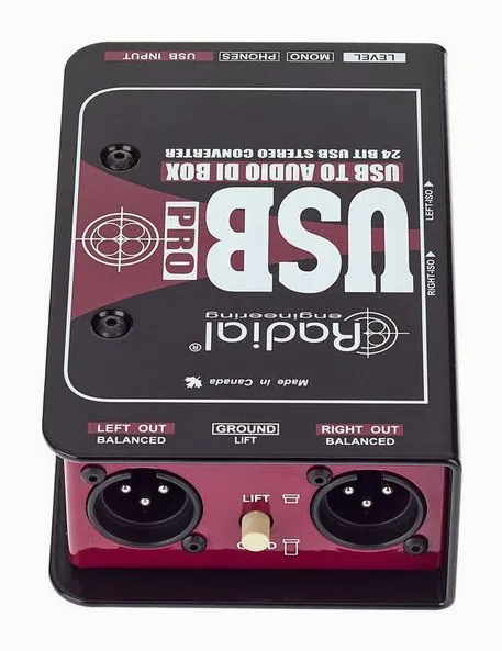 Radial Engineering USB-Pro, vista 4