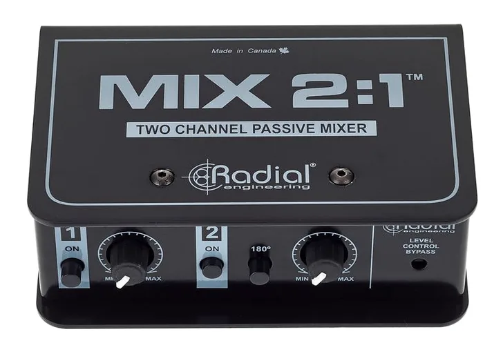 Radial Engineering MIX2:1, vista 2