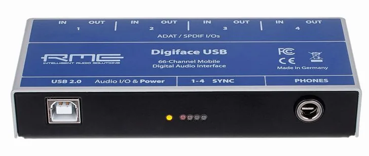 RME Digiface USB, vista 2
