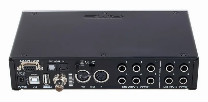 RME Fireface UCX II, vista 4