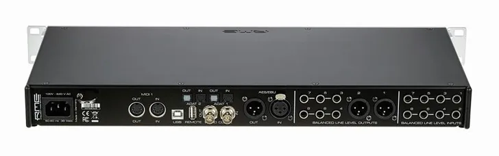 RME Fireface UFX II, vista 4