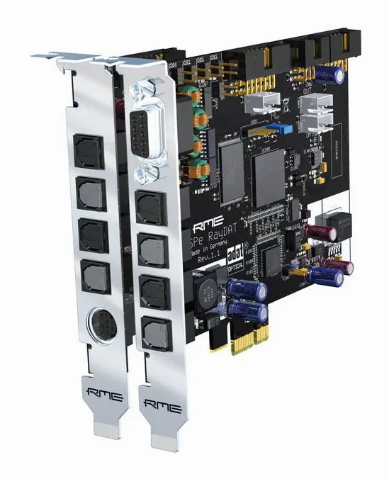 RME HDSPe RayDAT, vista 2