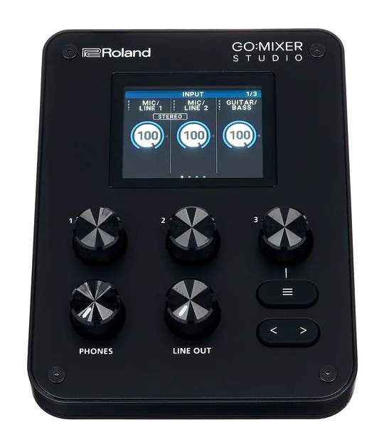 Roland GO:MIXER Studio, vista 2