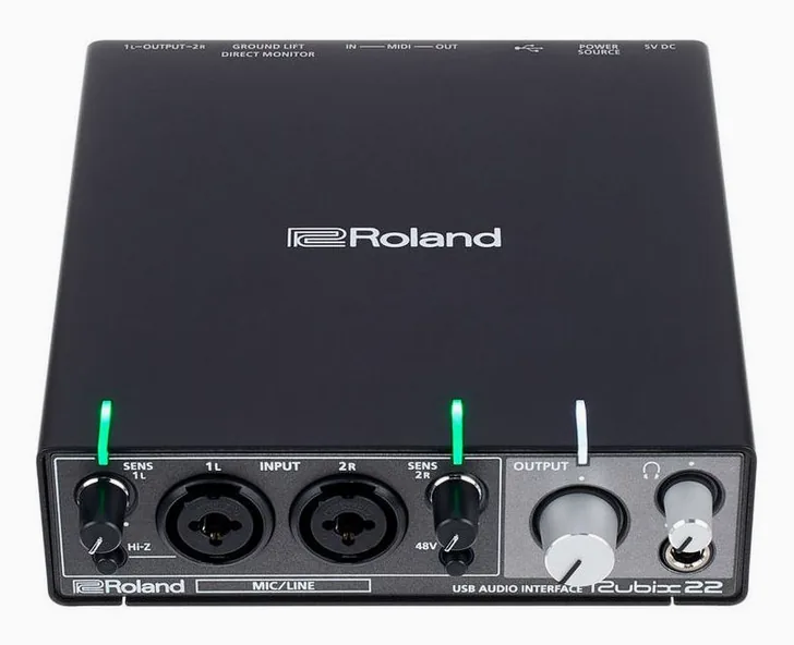 Roland Rubix22, vista 2