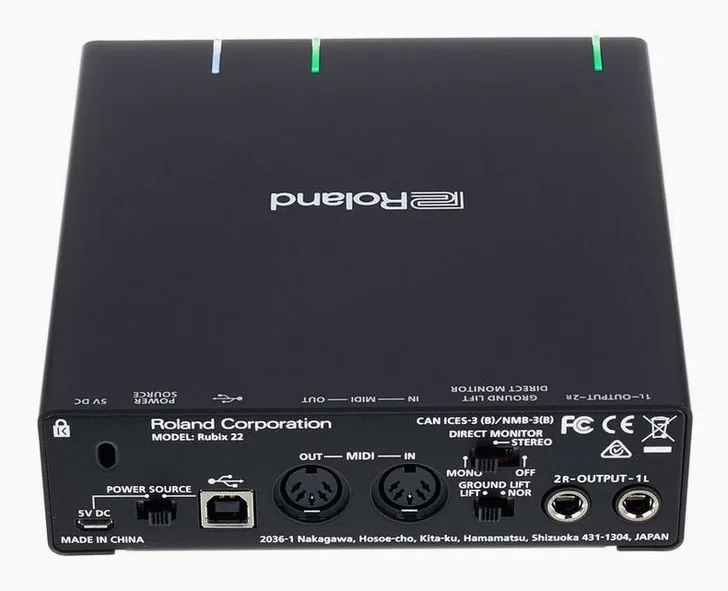 Roland Rubix22, vista 4