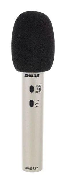 Shure KSM 137 Stereoset, vista 3