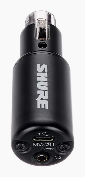 Shure Motiv MVX2U Gen 2, vista 4
