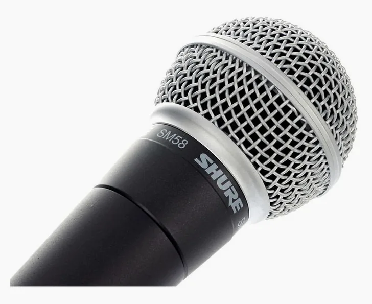 Shure SM58 LC, vista 3