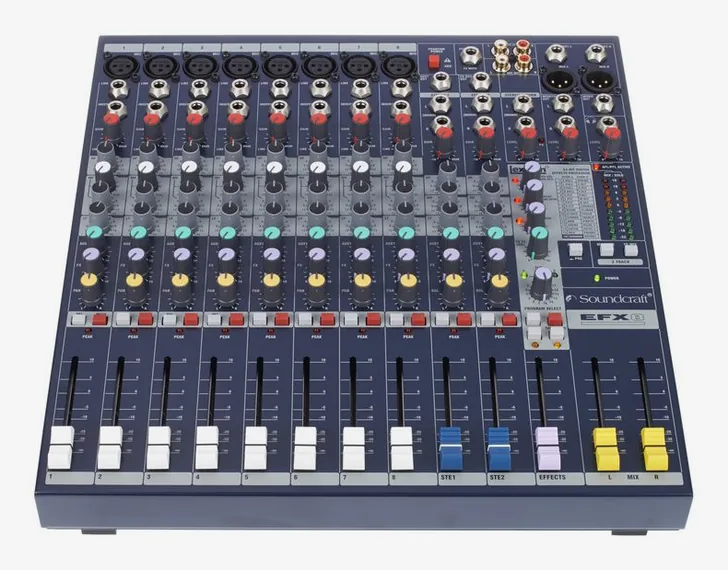 Soundcraft EFX8, vista 2