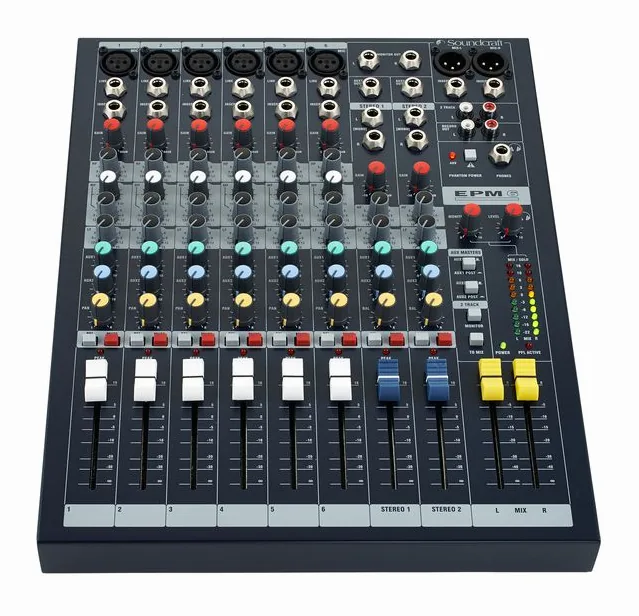 Soundcraft EPM6, vista 2