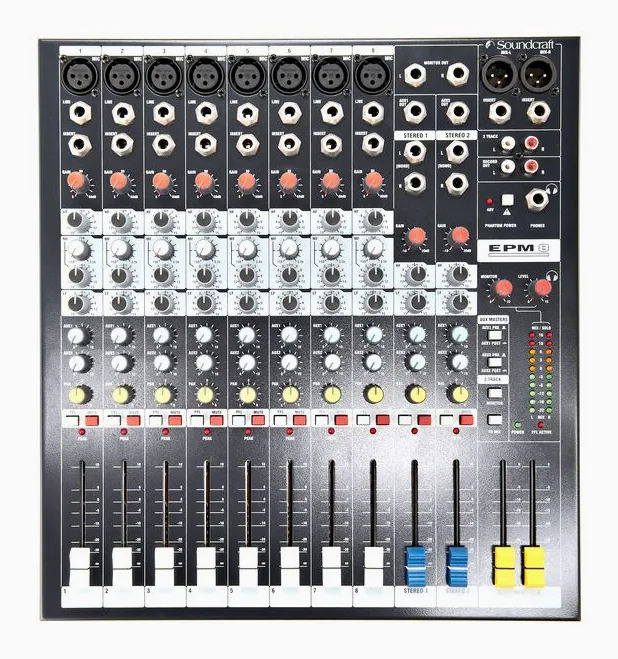 Soundcraft EPM8, vista 2