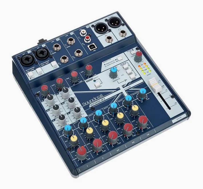 Soundcraft Notepad-8FX, vista 3