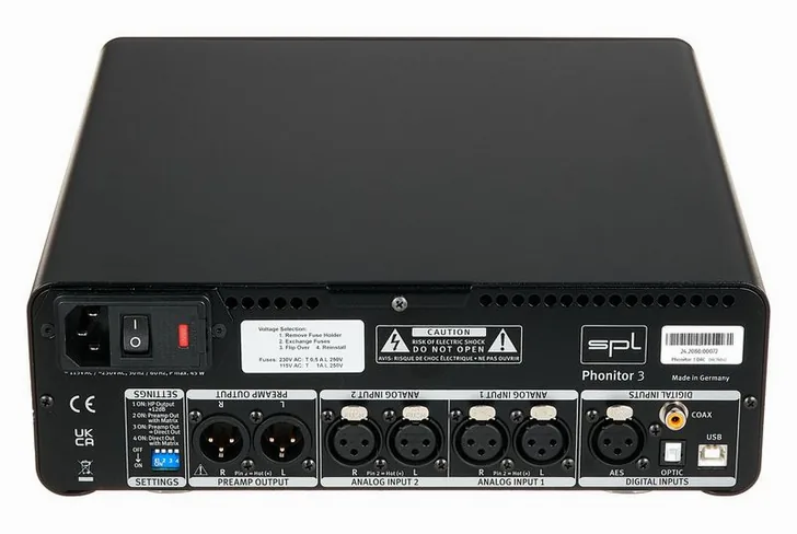 SPL Phonitor 3 DAC, vista 4