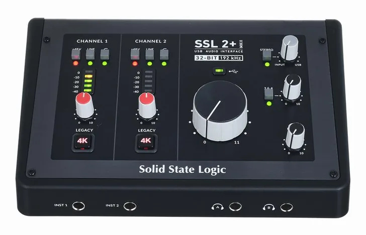 SSL 2+ MKII, vista 2