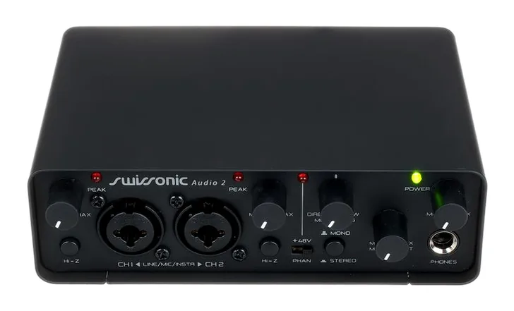 Swissonic Audio 2, vista 2