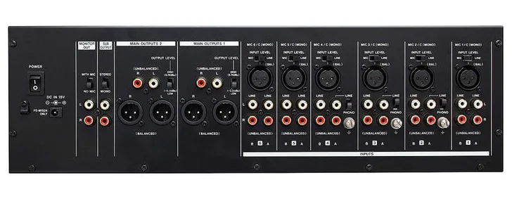 Tascam MZ-372 Mixer, vista 2
