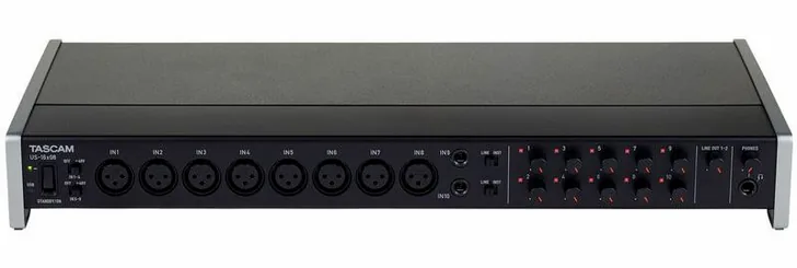 Tascam US-16x08, vista 2