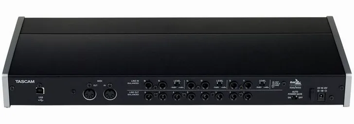 Tascam US-16x08, vista 4