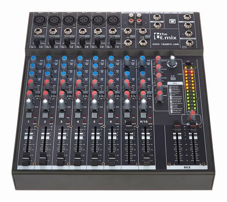 the t.mix xmix 1202 FX USB, vista 2