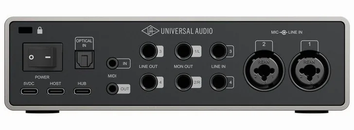 Universal Audio Volt 4 Gen2, vista 4
