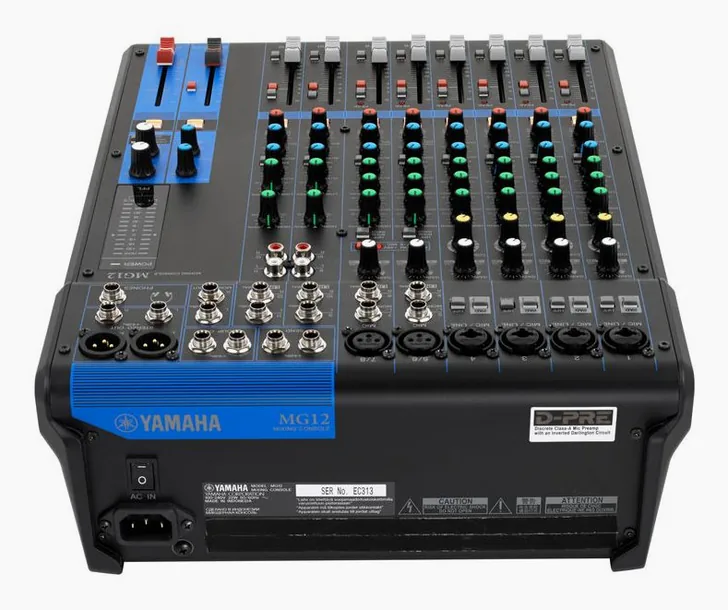Yamaha MG12, vista 4