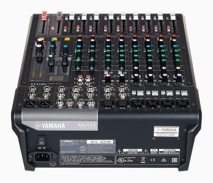Yamaha MG12X, vista 4
