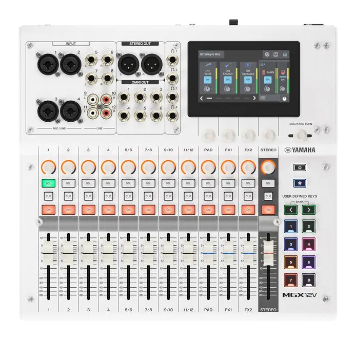 Yamaha MGX12V WH, vista 3