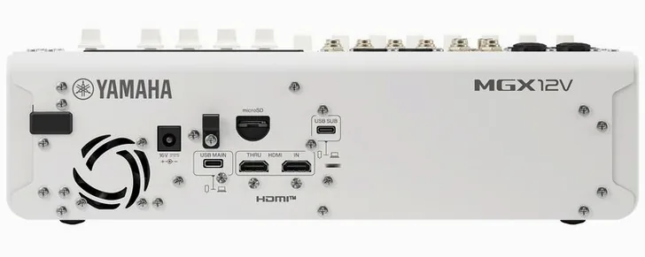 Yamaha MGX12V WH, vista 4