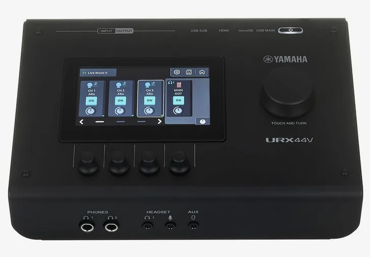 Yamaha URX44V BK, vista 2