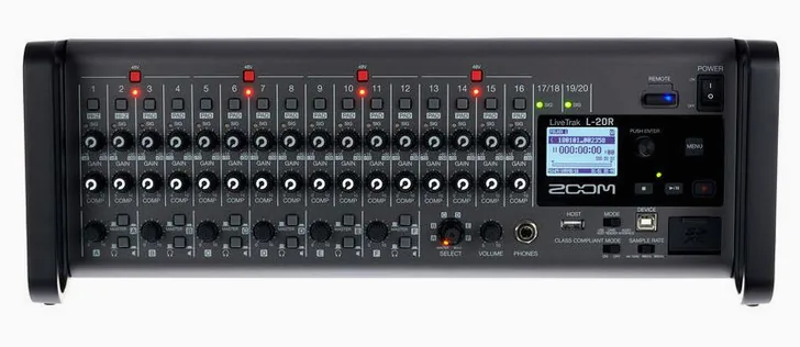 Zoom LiveTrak L-20R, vista 2