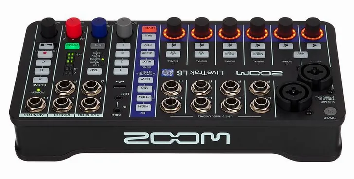 Zoom LiveTrak L-6, vista 4