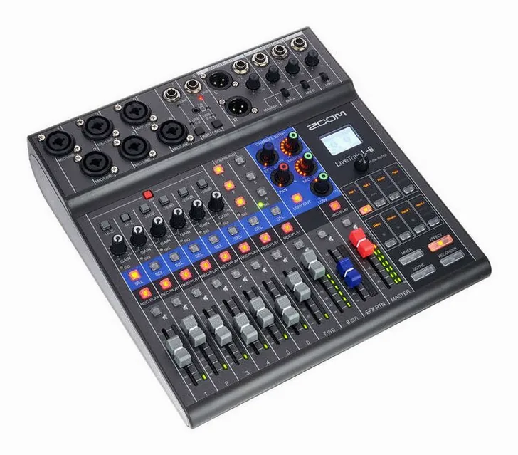 Zoom LiveTrak L-8, vista 3