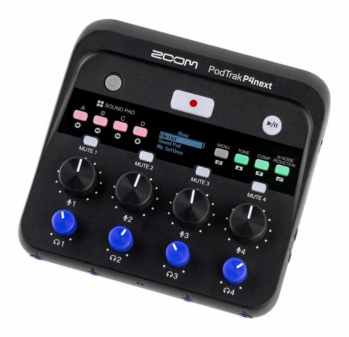 Zoom PodTrak P4next, vista 2